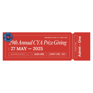 29th Annual CYA Prize Giving Ticket