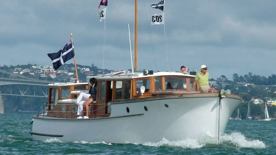 Classic Launch in the Waitemata Harbour